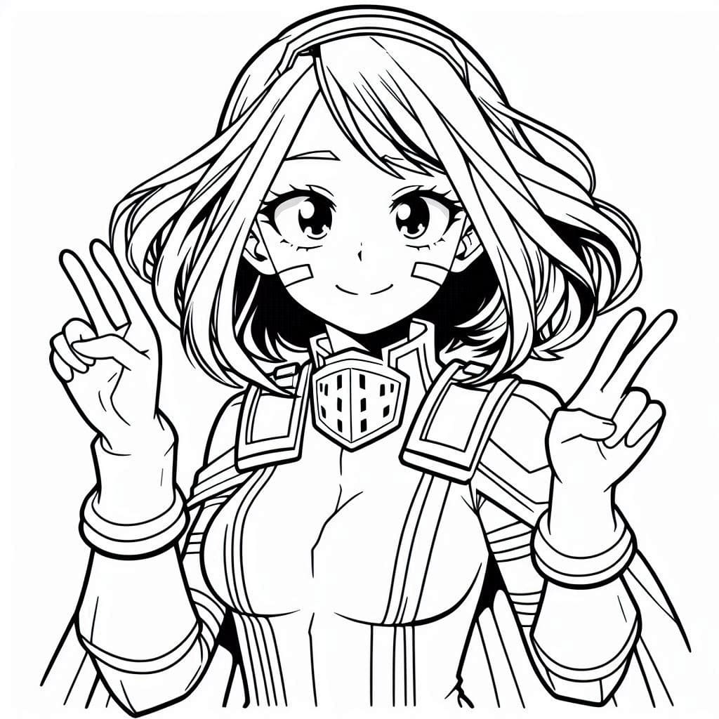 Dibujos de Dibujar My Hero Academia 7 para colorear