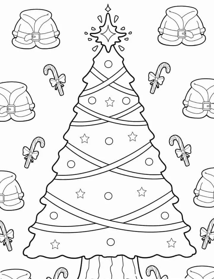 Dibujar Navidad gratis para colorir