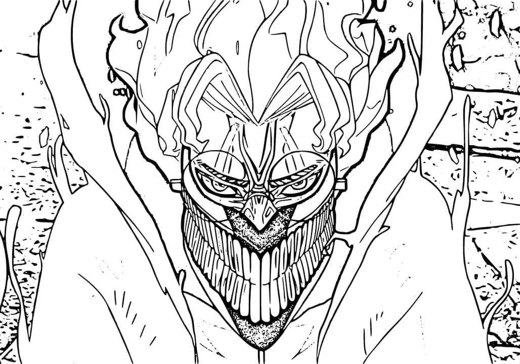 Dibujos de Dibujar Okarun de Anime Dandadan para colorear