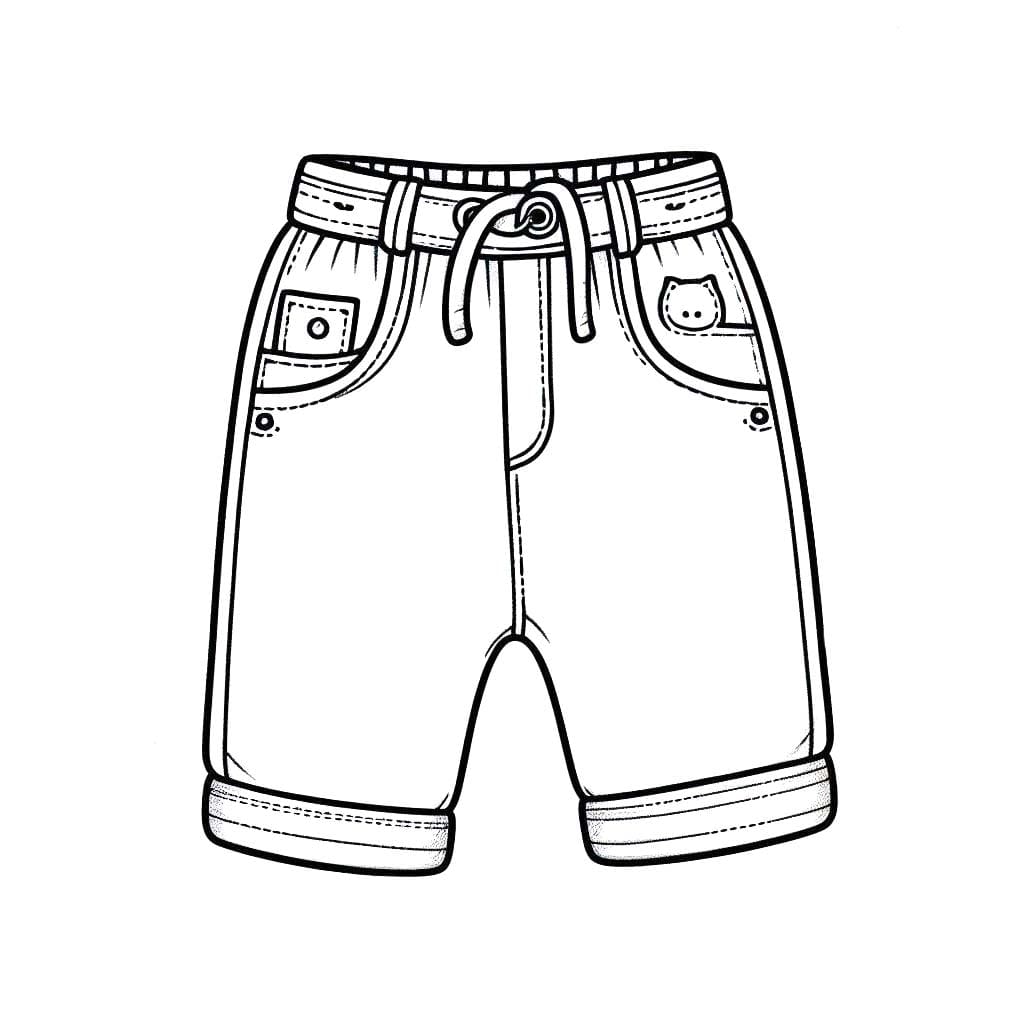 Dibujos de Dibujar Pantalon 2 para colorear