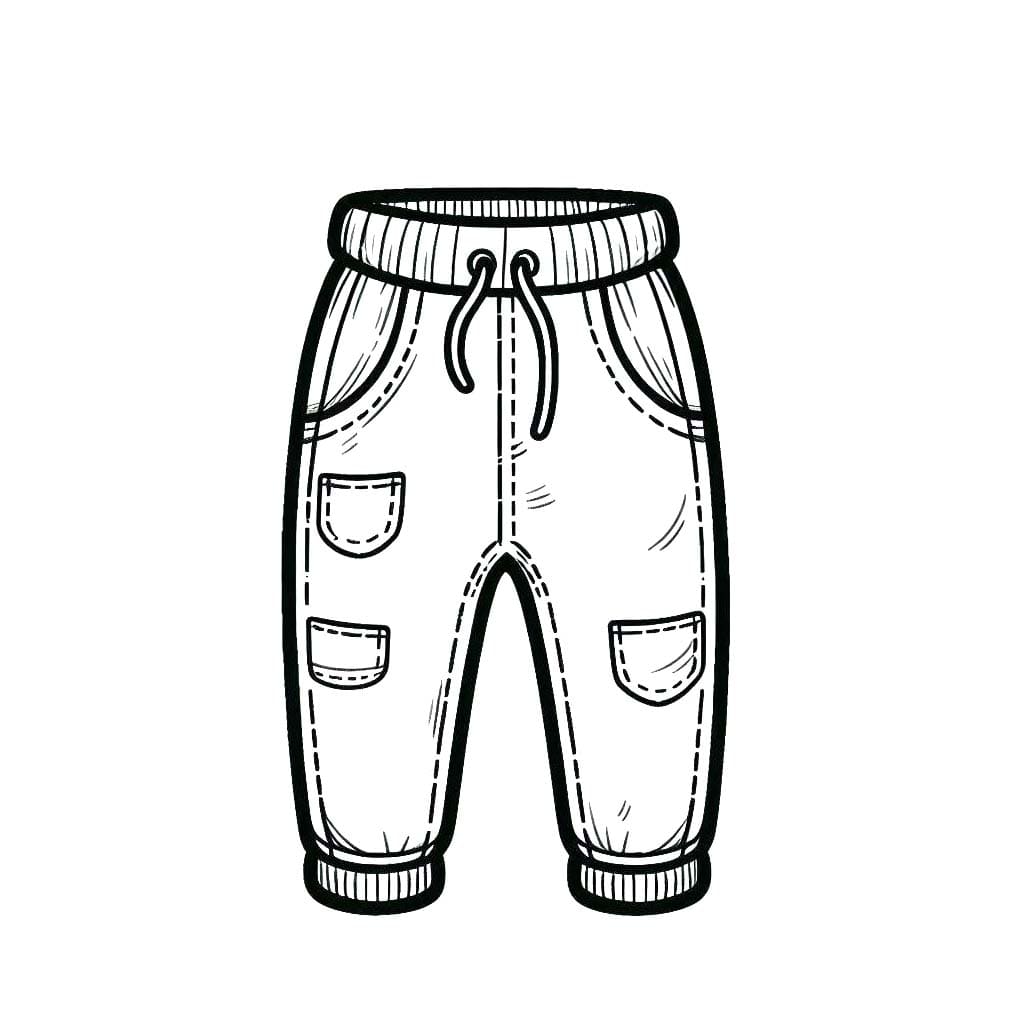 Dibujos de Dibujar Pantalon gratis para colorear