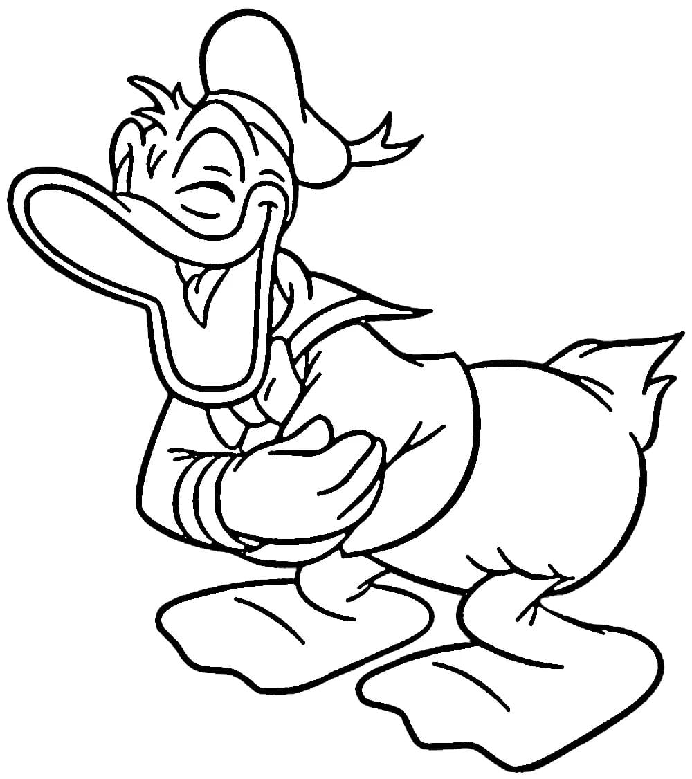 Dibujar Pato Donald 5 para colorir