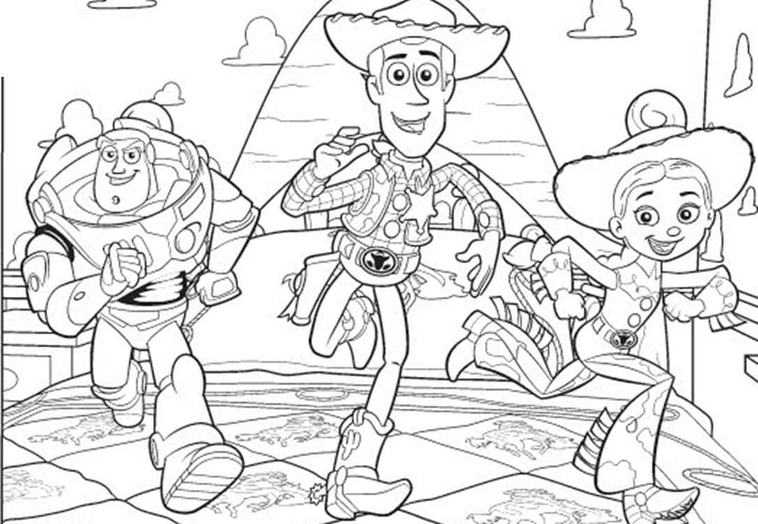 Dibujos de Dibujar personajes de Toy Story para colorear