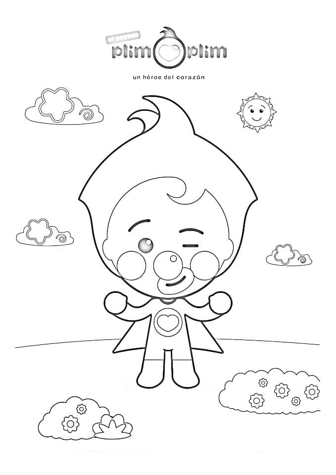 Dibujos de Dibujar Plim Plim básico para colorear