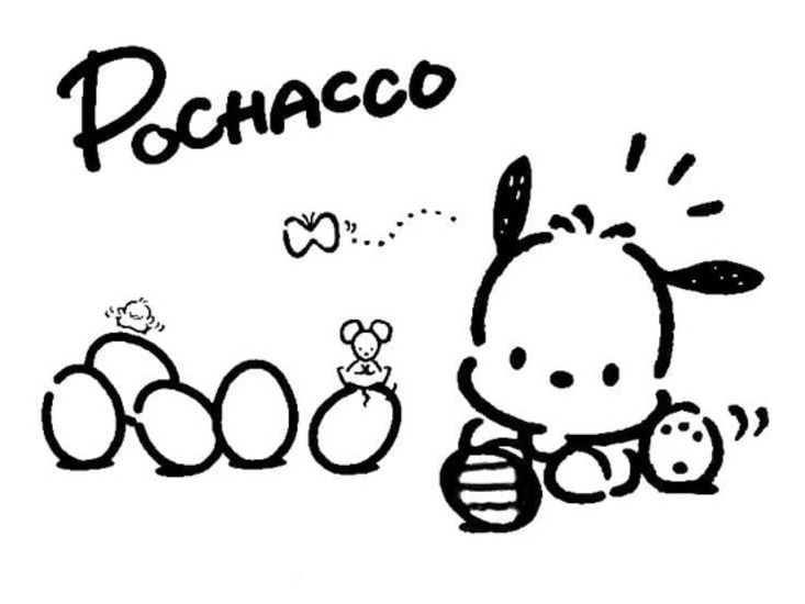 Dibujos de Dibujar Pochacco 4 para colorear