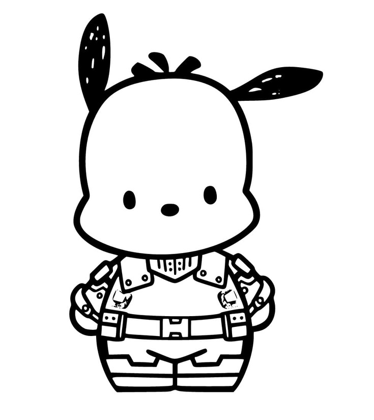 Dibujos de Dibujar Pochacco 5 para colorear