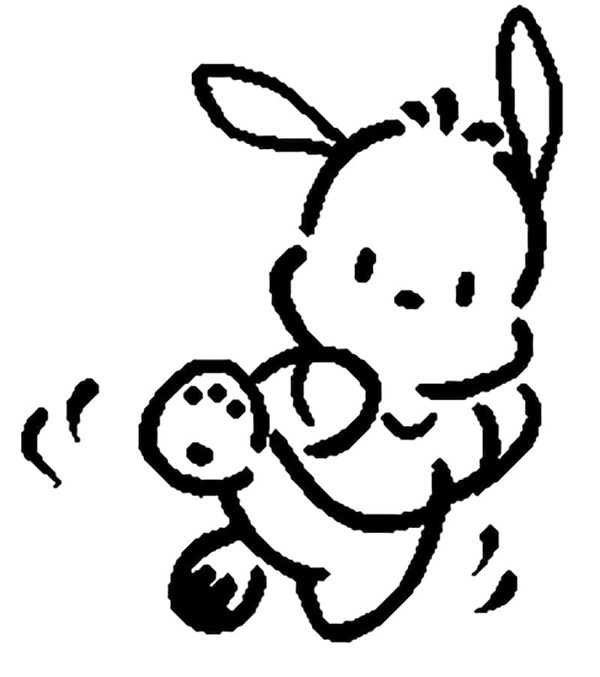 Dibujos de Dibujar Pochacco muy sencillo para colorear