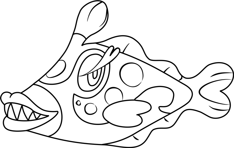 Dibujar Pokémon Bruxish para colorir