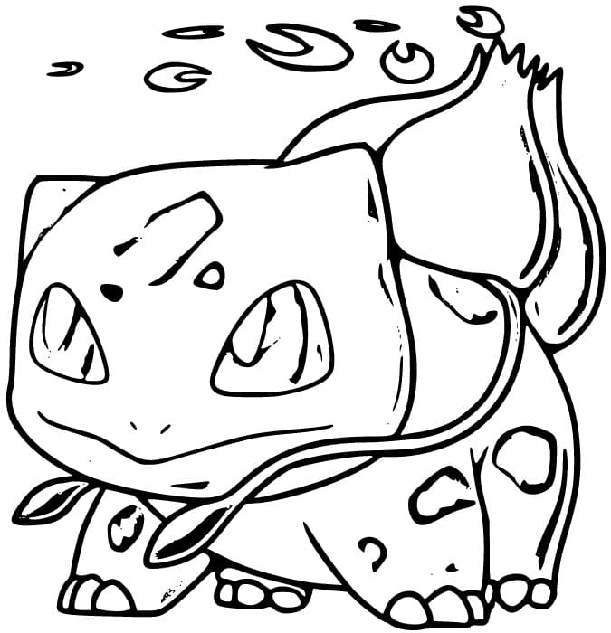 Dibujos de Dibujar Pokémon Bulbasaur libre para colorear