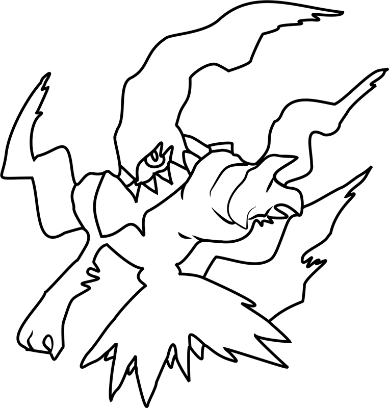 Dibujos de Dibujar Pokémon Darkrai para colorear