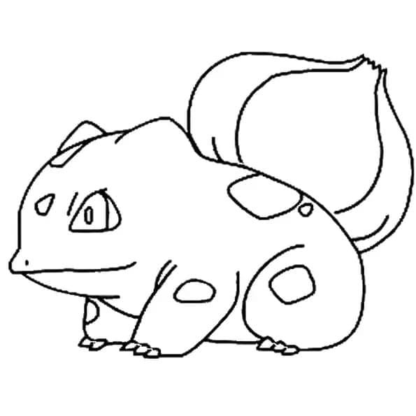 Dibujos de Dibujar Pokémon imprimible Bulbasaur para colorear