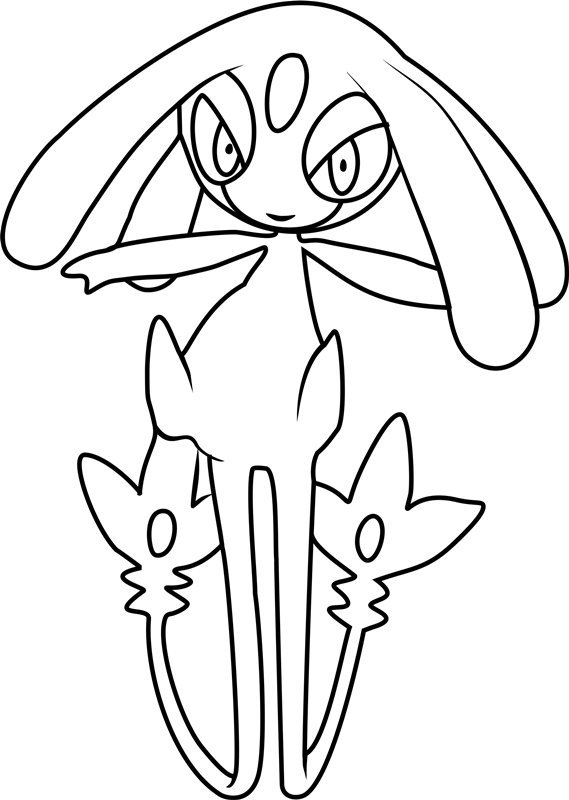 Dibujos de Dibujar Pokémon Mesprit para colorear