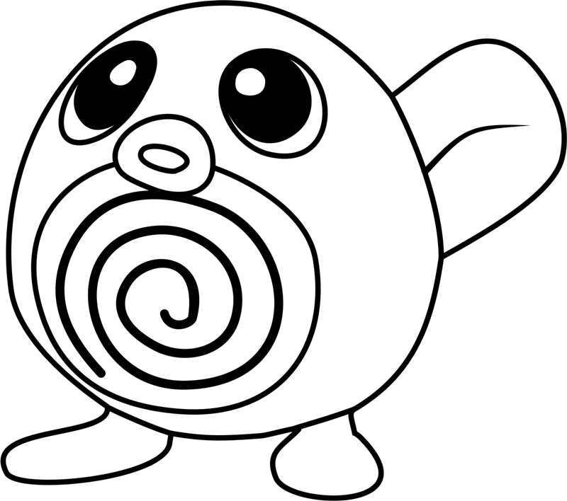 Dibujos de Dibujar Pokémon Poliwag para colorear