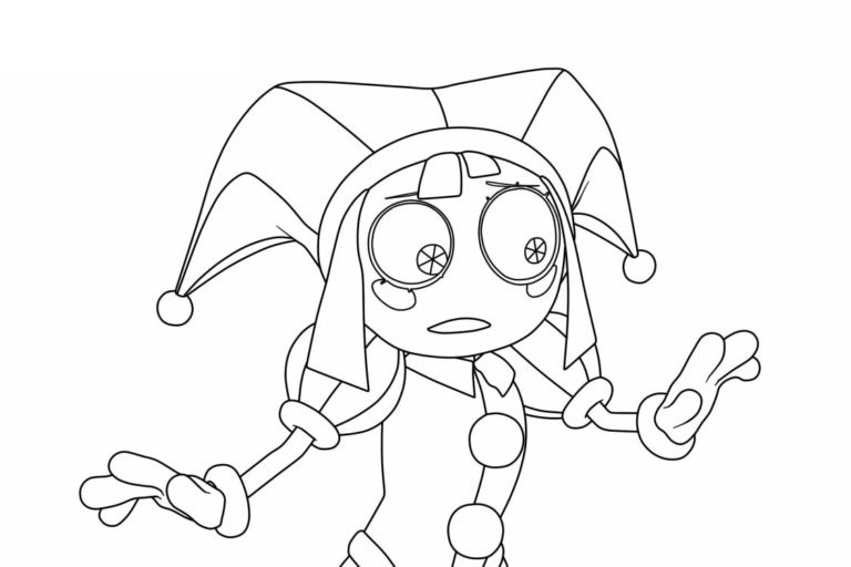 Dibujos de Dibujar Pomni 11 para colorear