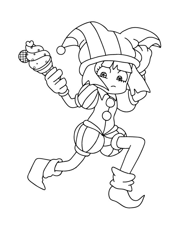 Dibujos de Dibujar Pomni 12 para colorear