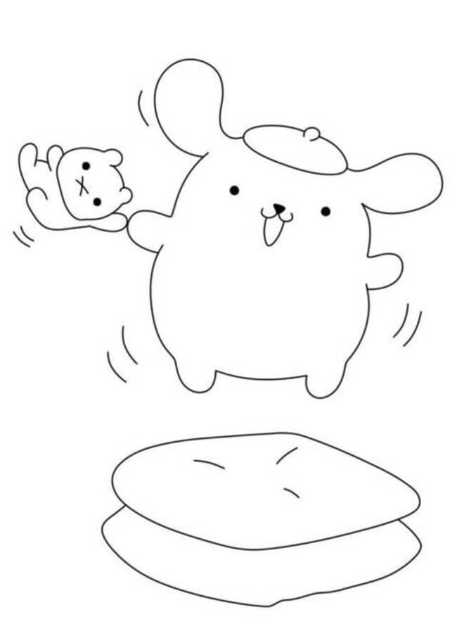 Dibujos de Dibujar Pompompurin 2 para colorear