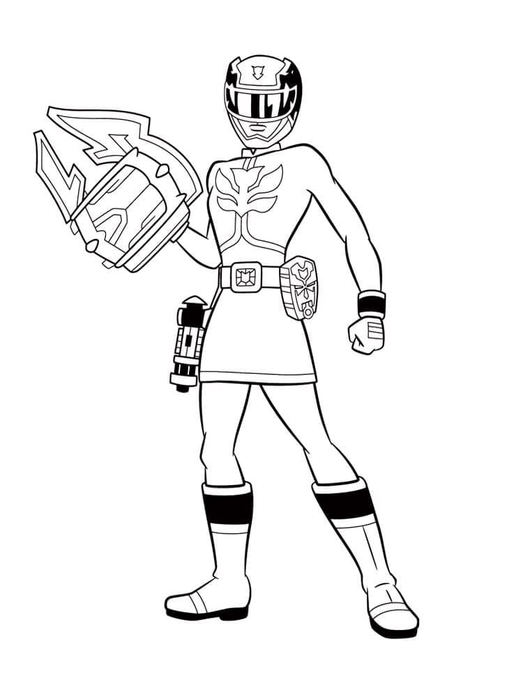 Dibujar Power Ranger gratis para niños para colorir