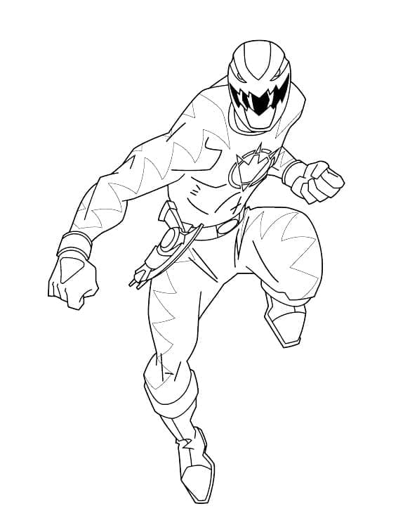 Dibujos de Dibujar Power Rangers Dino Thunder para colorear