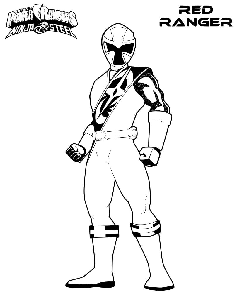 Dibujar Power Rangers Ninja para colorir