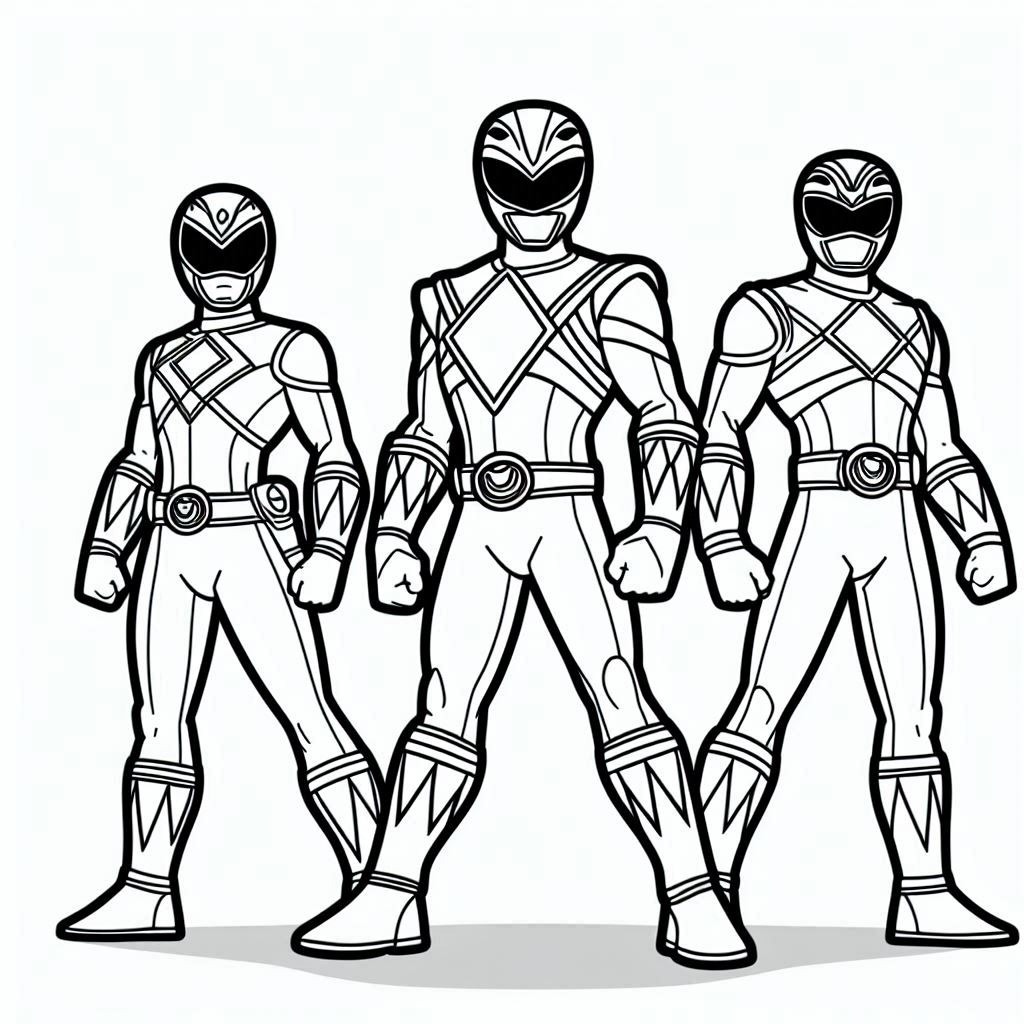 Dibujos de Power Rangers