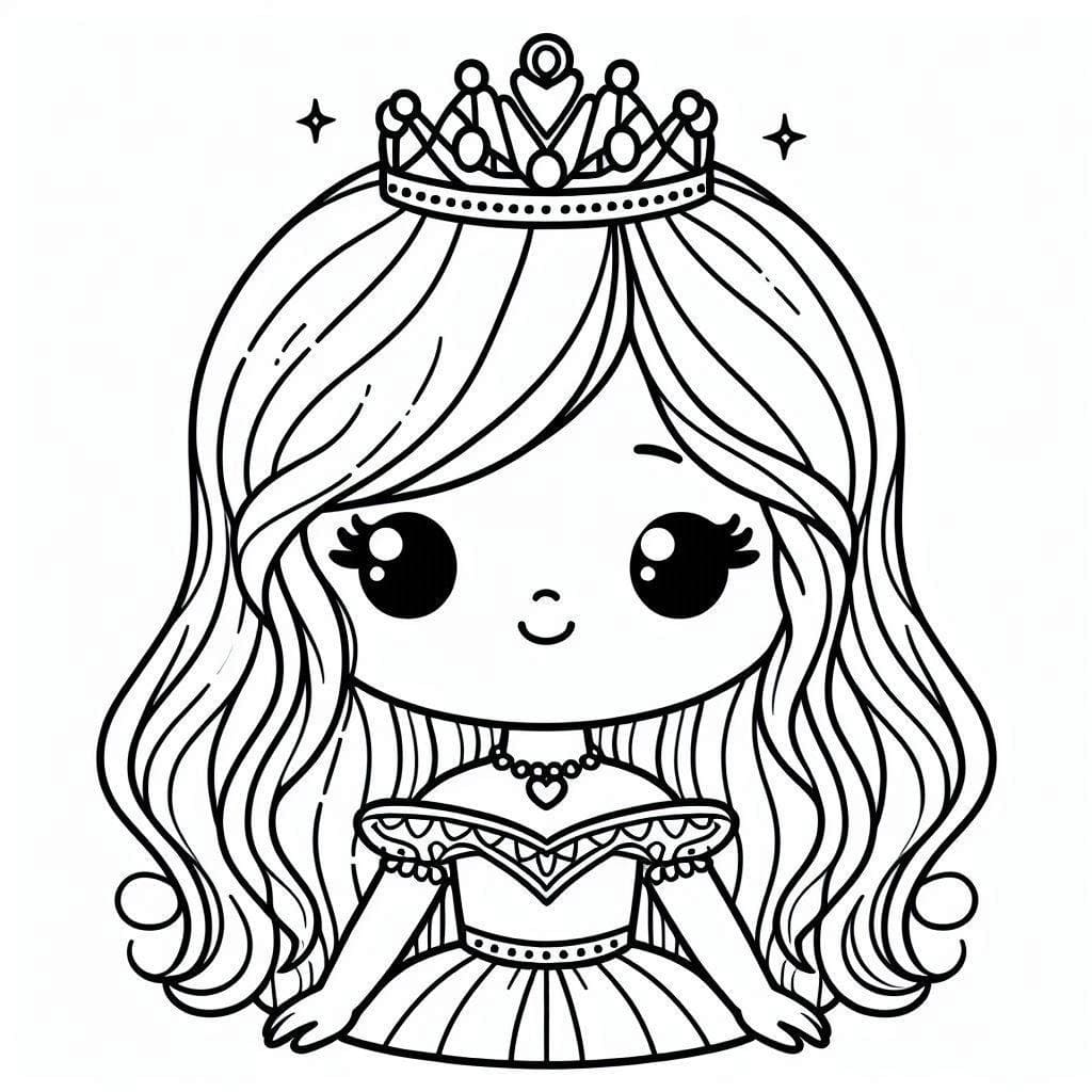 Dibujos de Dibujar princesa gratis para colorear