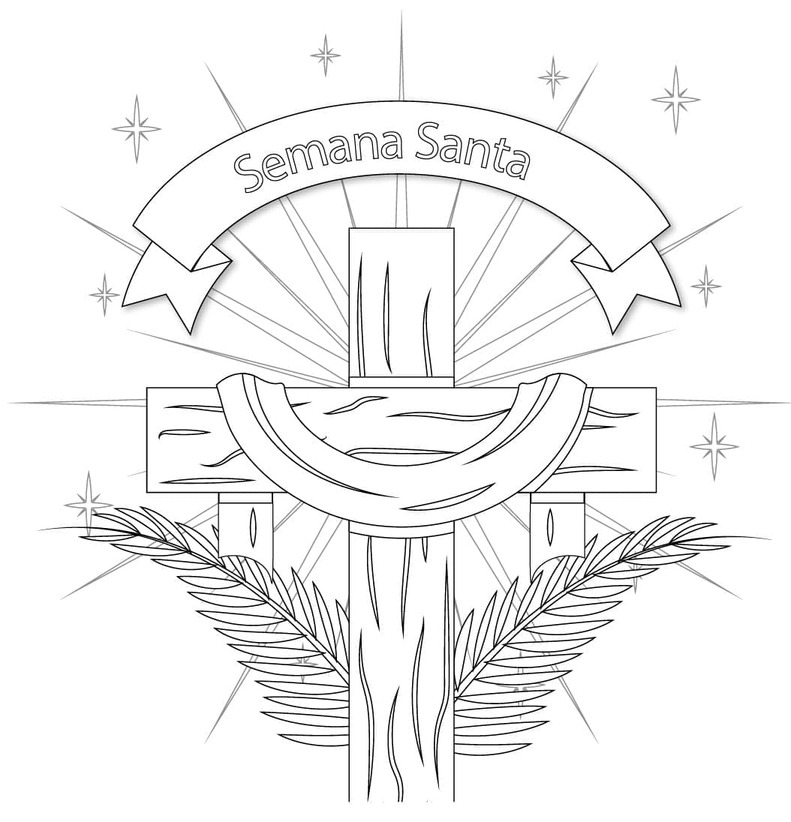 Dibujos de Dibujar Semana Santa muy bueno para colorear