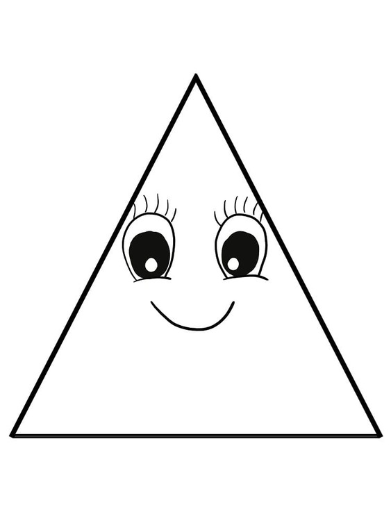Dibujar sencillo Figuras Geometricas para colorir
