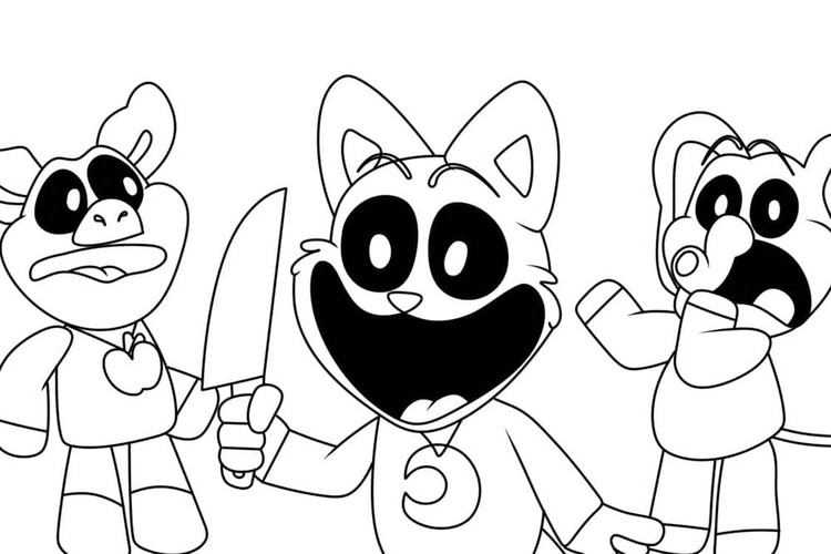 Dibujos de Dibujar Smiling Critters libre normal para colorear