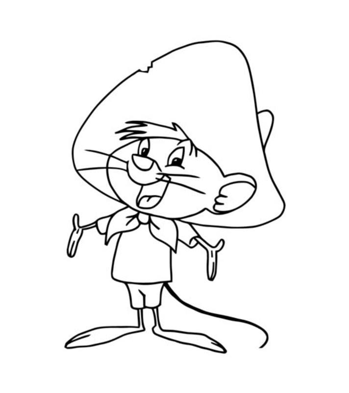 Dibujos de Dibujar Speedy Gonzales 2 para colorear