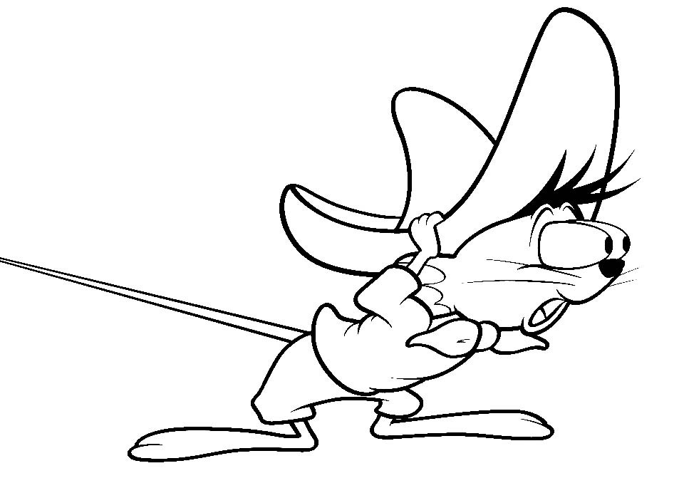 Dibujos de Dibujar Speedy Gonzales en niños para colorear