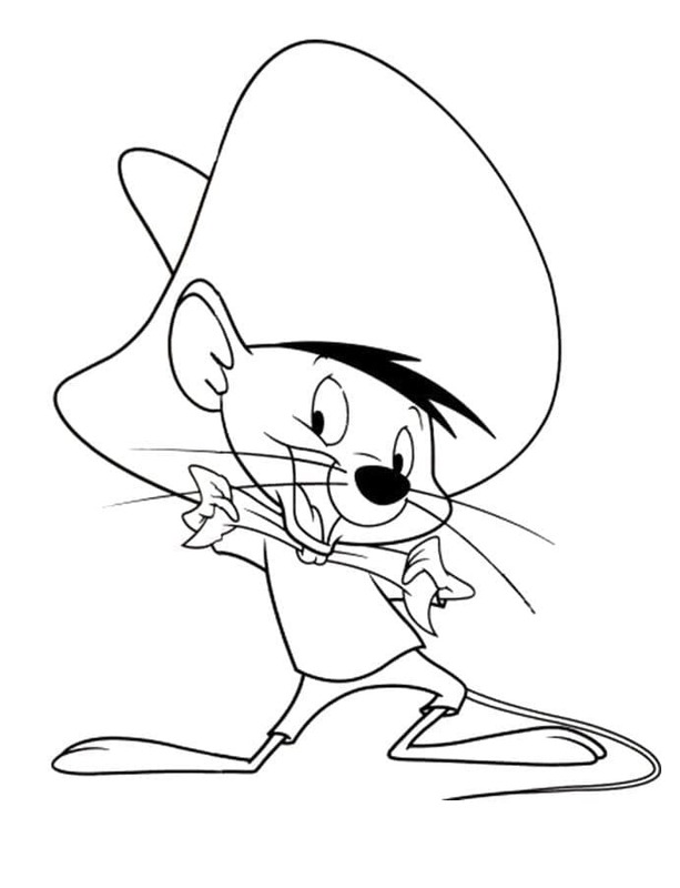 Speedy Gonzales para colorear