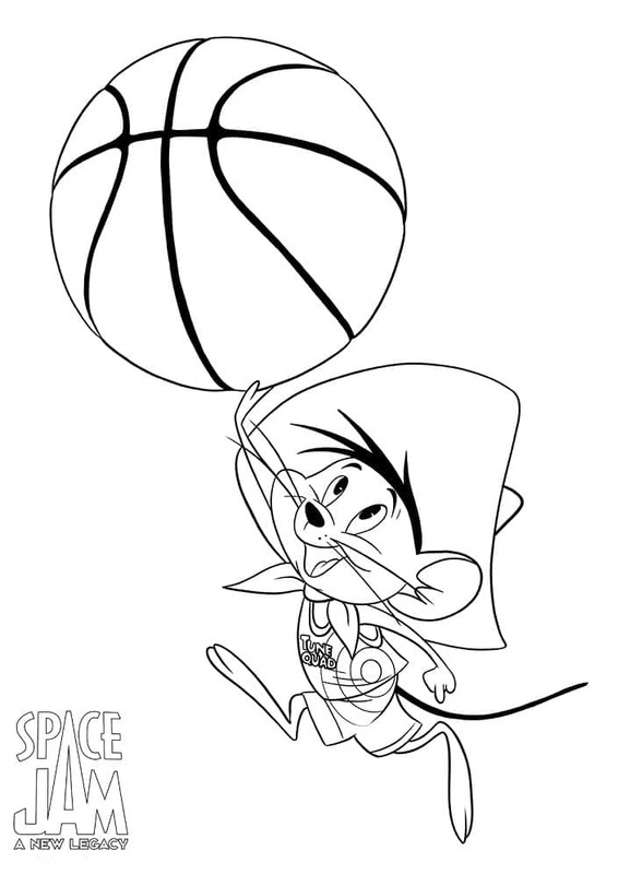 Dibujos de Dibujar Speedy Gonzales imprimible para colorear