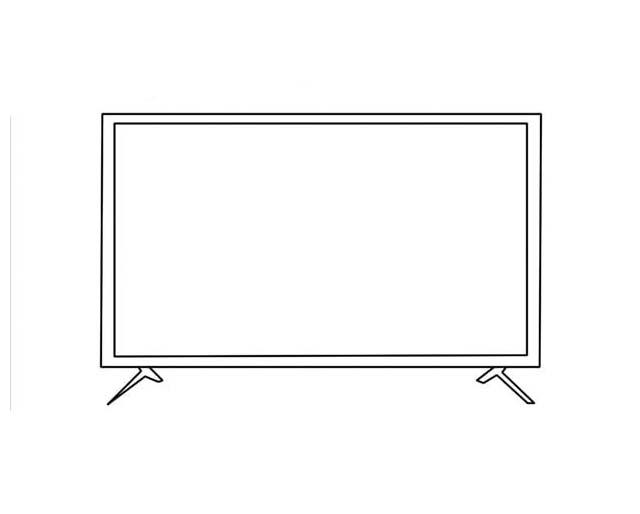 Dibujos de Dibujar Televisión en niños para colorear