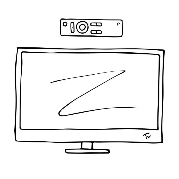 Dibujos de Dibujar Televisión gratis en niños para colorear