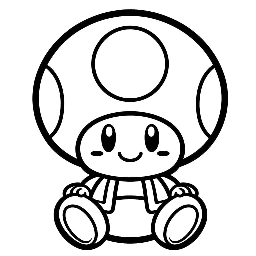 Dibujos de Dibujar Toad 2 para colorear
