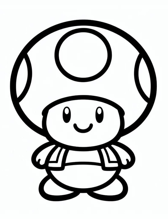 Dibujos de Dibujar Toad bebé para colorear