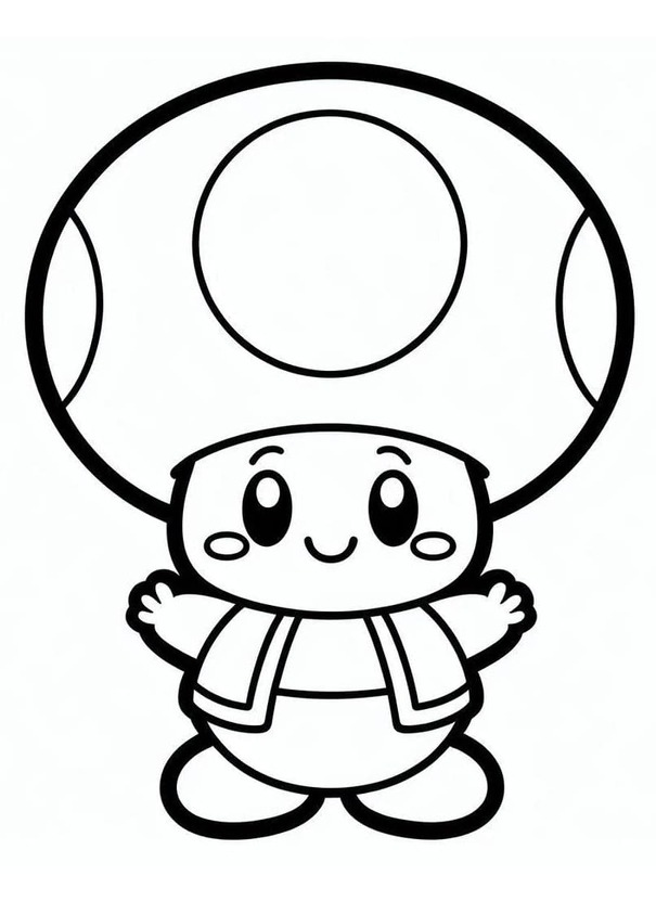 Dibujos de Dibujar Toad para imprimir gratis para colorear