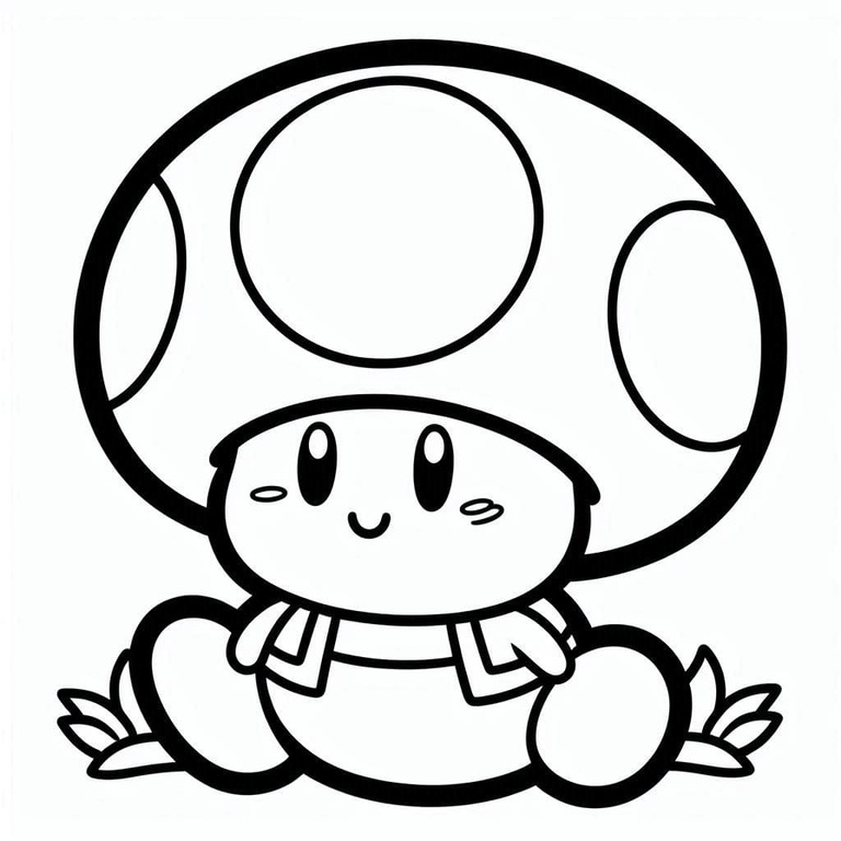 Dibujos de Dibujar Toad pequeño para colorear
