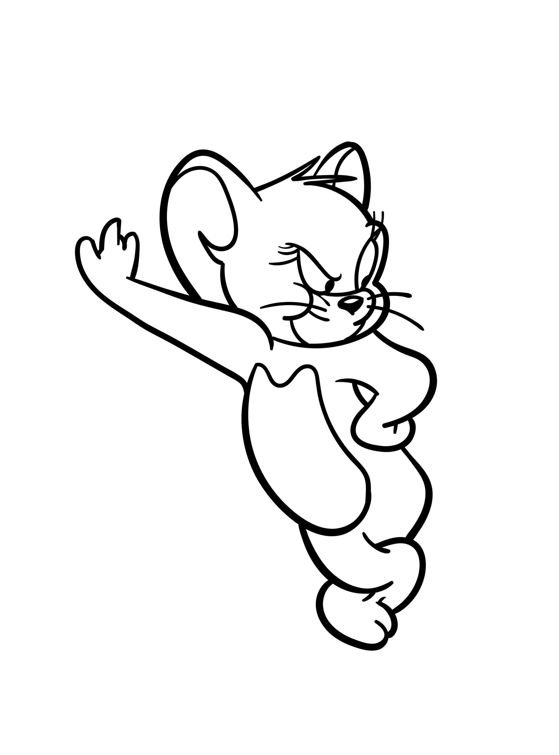 Dibujos de Dibujar Tom Y Jerry 4 para colorear