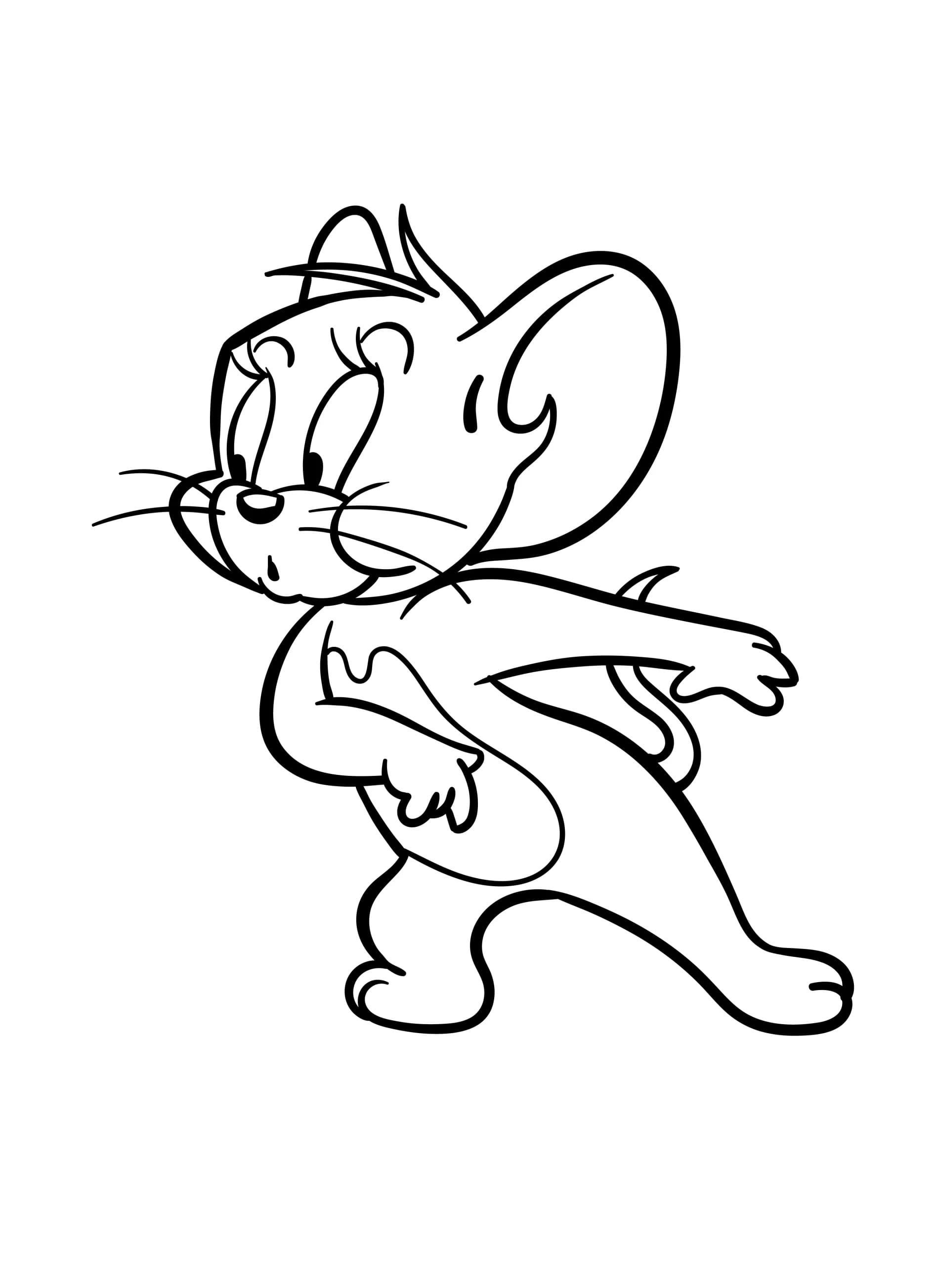 Dibujos de Dibujar Tom Y Jerry 5 para colorear