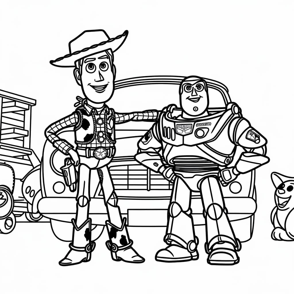 Dibujos de Dibujar Toy Story para colorear