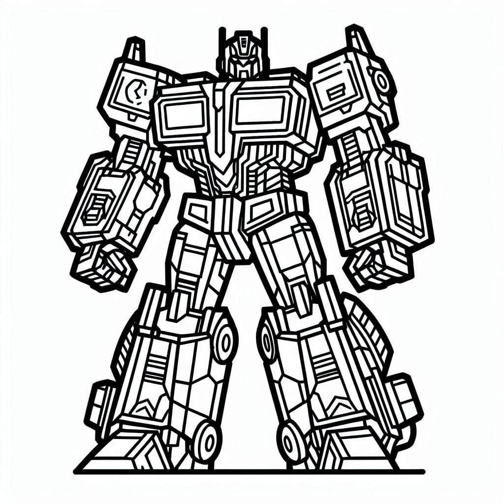 Dibujos de Dibujar Transformers básicos para colorear