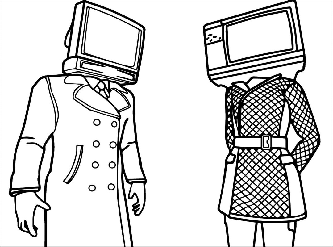 Dibujos de Dibujar TV Man gratis para colorear