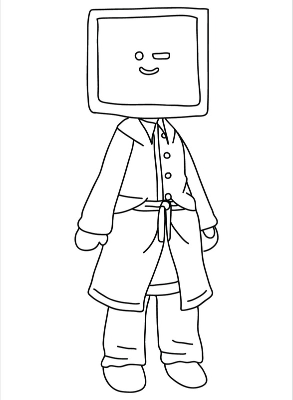 Dibujos de Dibujar TV Man Gratis para niños para colorear