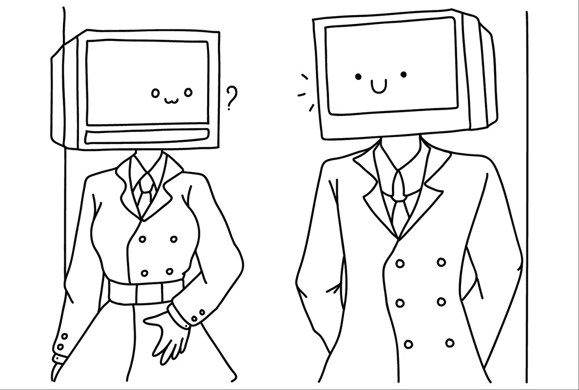 Dibujos de Dibujar TV Man para niños para colorear