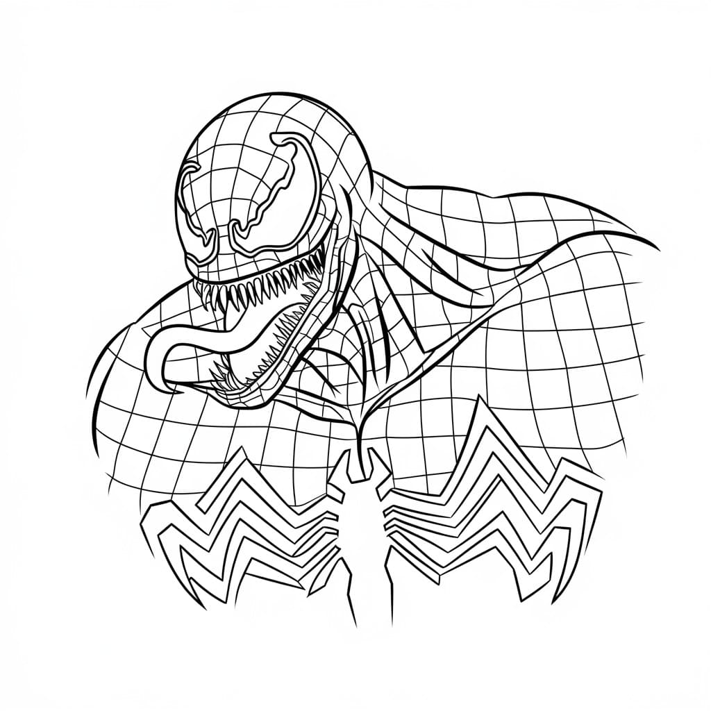 Dibujos de Dibujar Venom 3 para colorear