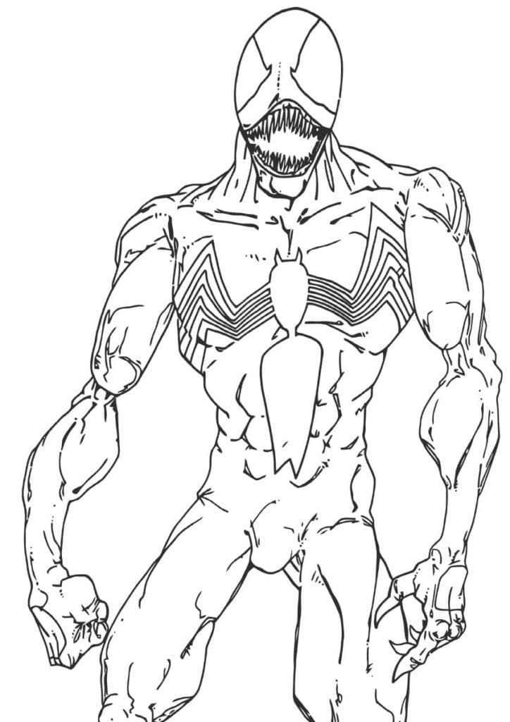 Dibujos de Dibujar Venom 5 para colorear