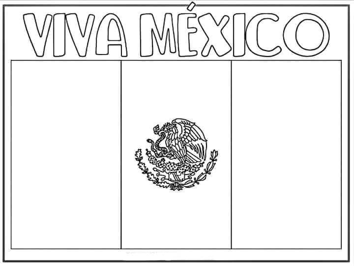 Dibujos de Dibujar Viva Mexico 6 para colorear