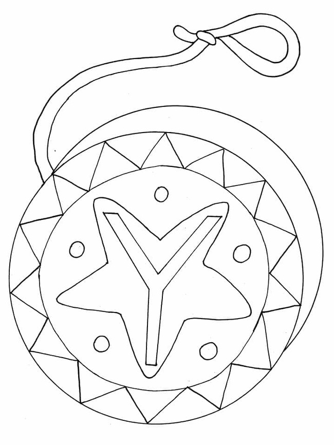 Yoyo coloring pages