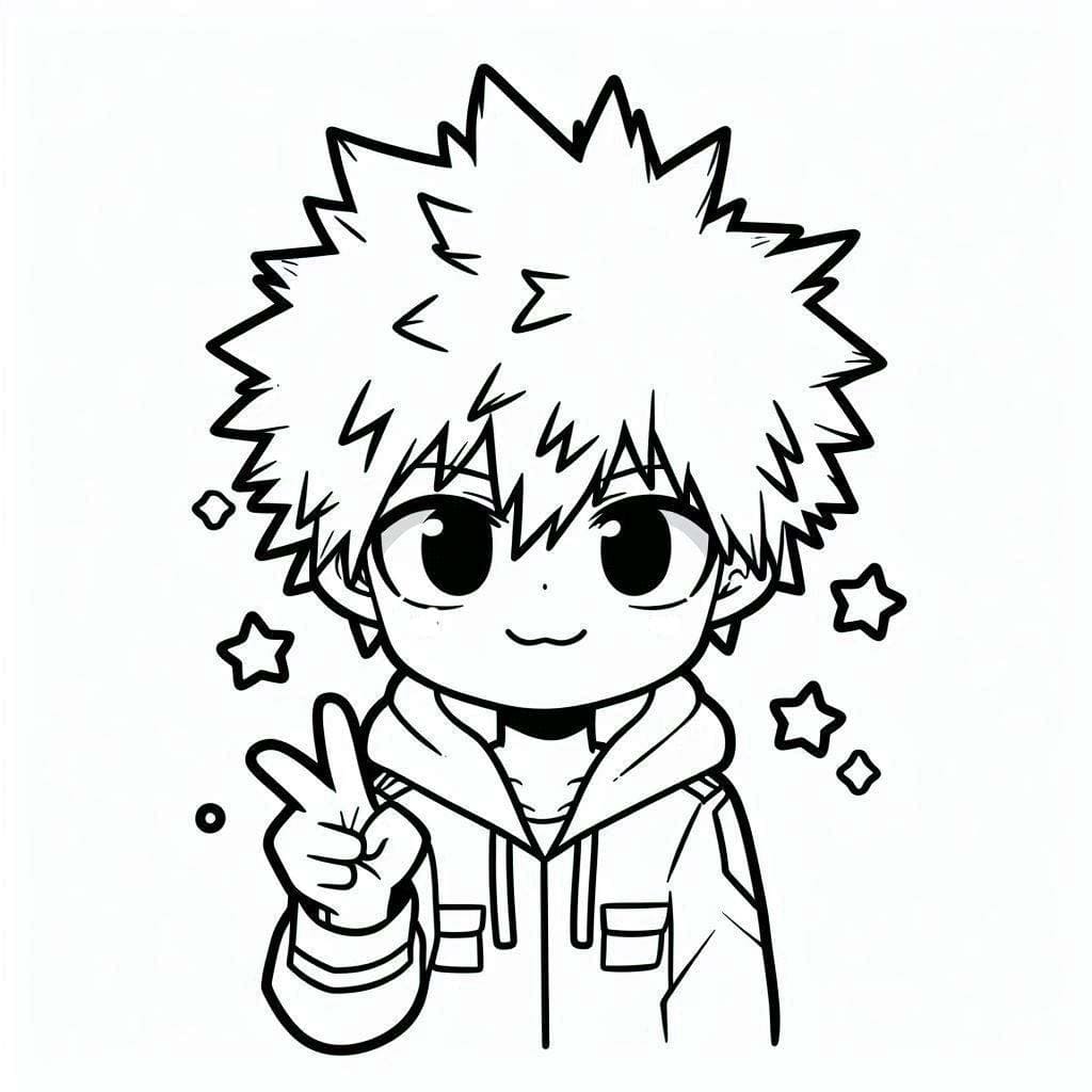 Dibujos de Dibujo Bakugo 3 para colorear